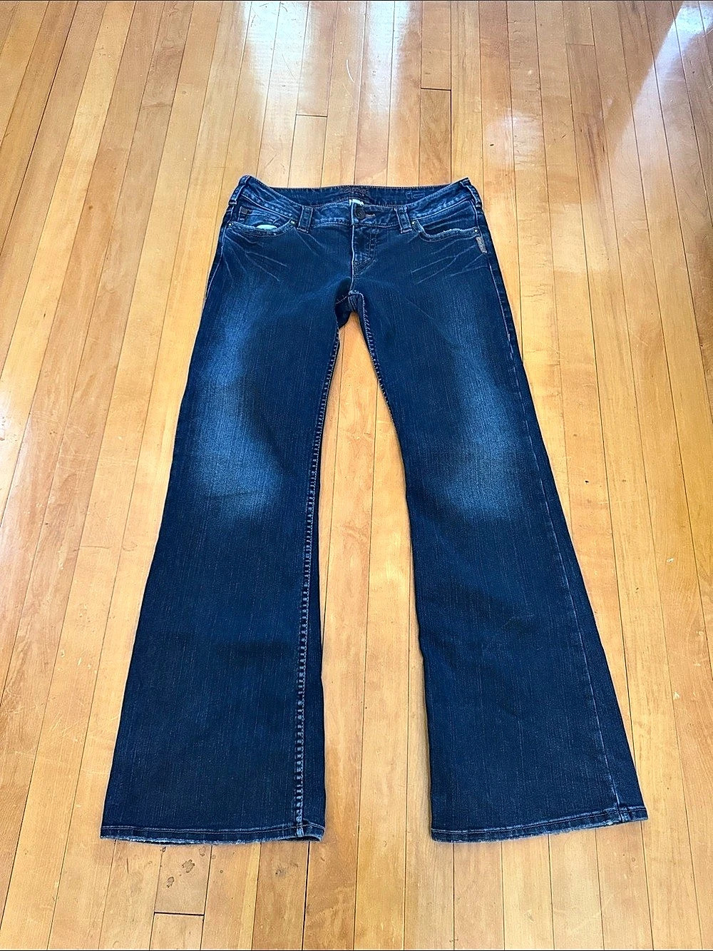 Silver Jeans Tia Wide Leg Jeans in Blue women’s 31/33